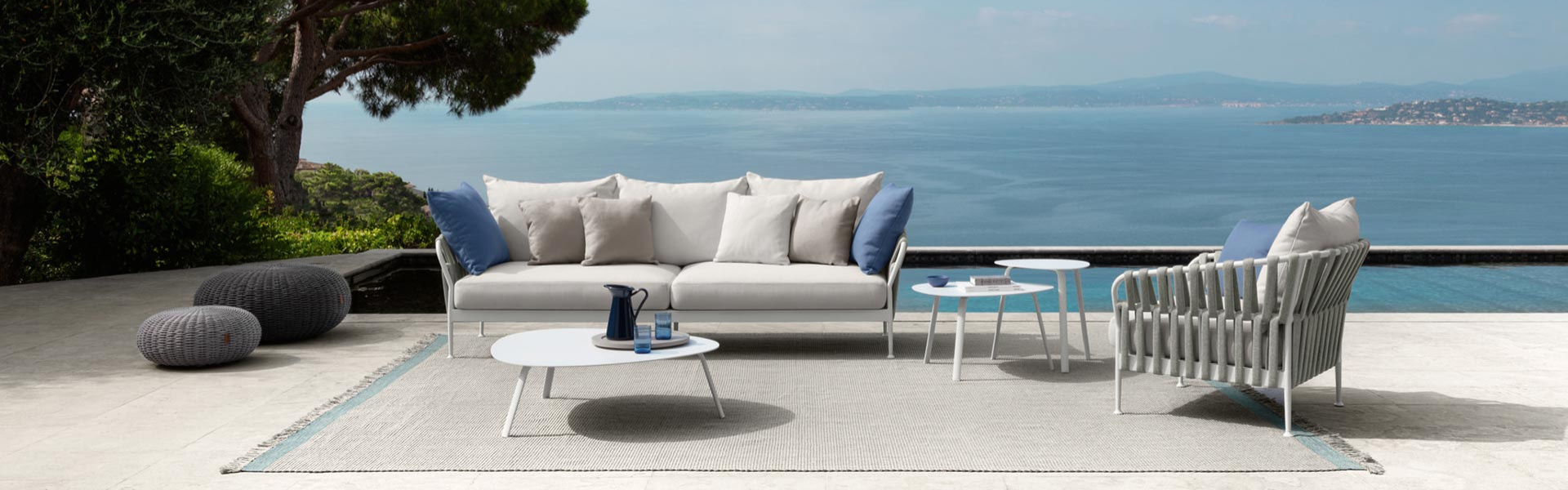 01 Talenti main slider desktop Frame 3 seater sofa living armchair and coffee tables