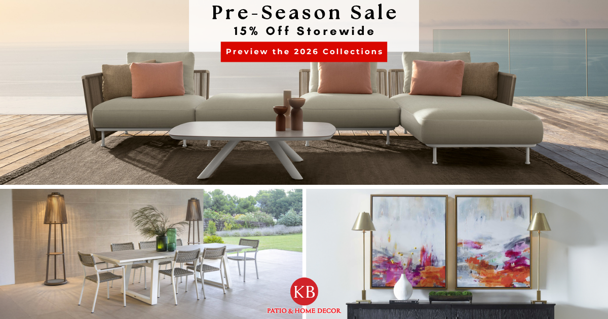 Shop Now at KB Patio’s Fall ‘25 Pre-Season Sale
